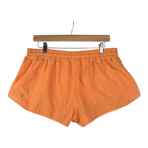 Lululemon Hotty Hot Lined Shorts size‎ 14 Orange - Picture 4 of 7